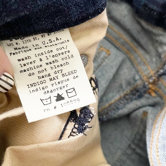 Rag & Bone Skinny Jeans in Preston Wash - Picture 8 of 9